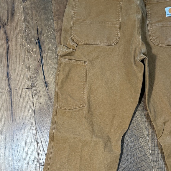 Carhartt Men's Brown Work Pants - Picture 7 of 8